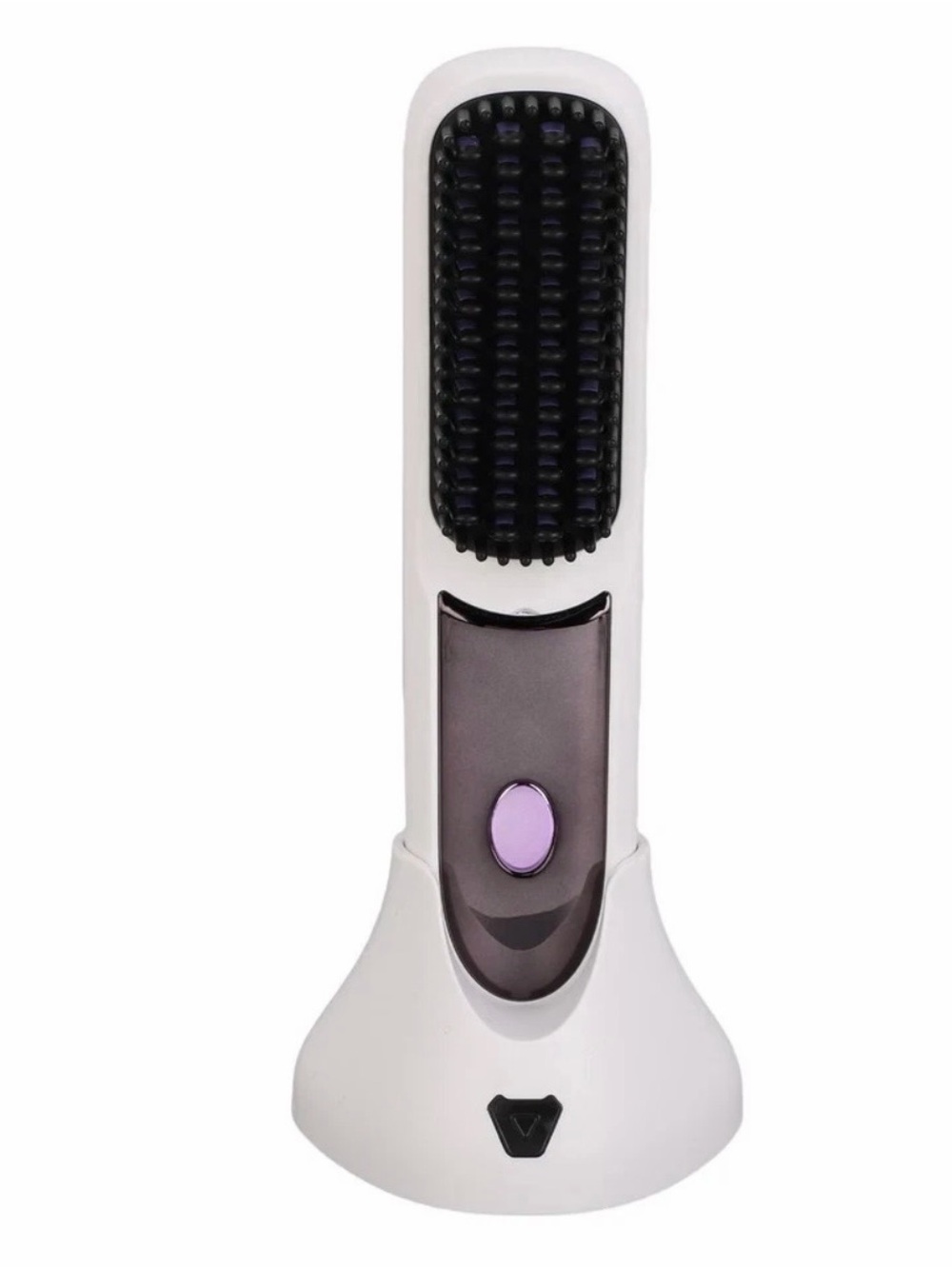 Cordless Hair Straightener Brush Rechargeable Portable Heated Styling Comb - NIB